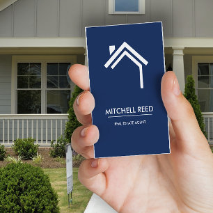 Realtor Business Card Realer Agent mit Anwesen Visitenkarte