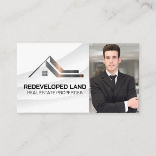 Realtor Business Man Logo für Immobilien Visitenkarte