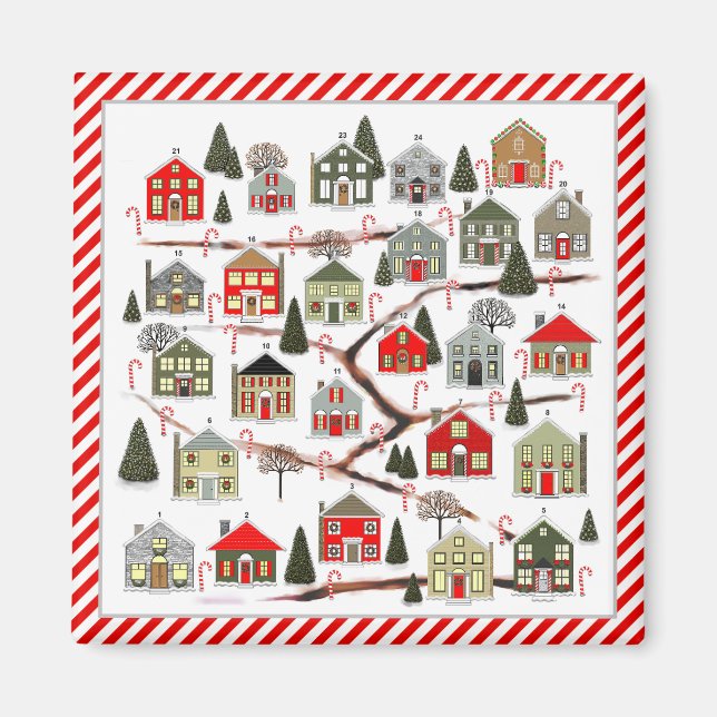 Realtor Christmas Countdown Magnet (Vorne)