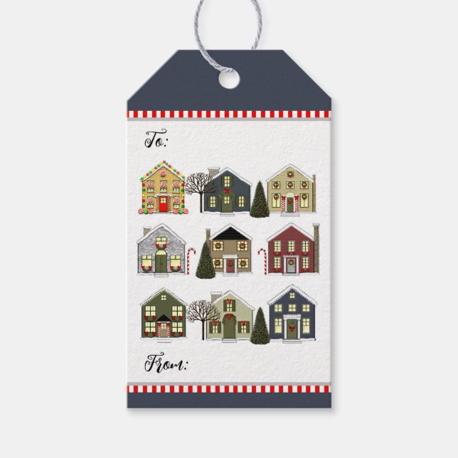 Realtor Christmas-Geschenktags Geschenkanhänger (Vorderseite)