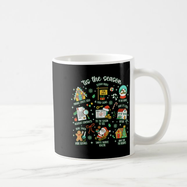 Realtor Christmas Realtor Christmas Real Estate Ch Kaffeetasse (Rechts)