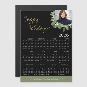 Realtor Foto 2026 Kalender Feiertage Magnetkarte