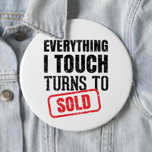 Realtor Funny Mug Business Card Button