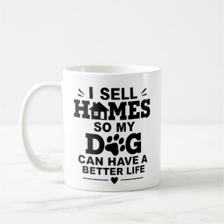 Realtor Gift for Dog Mom Real Estate Agent Kaffeetasse