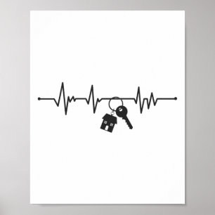 Realtor Heartbeat Poster