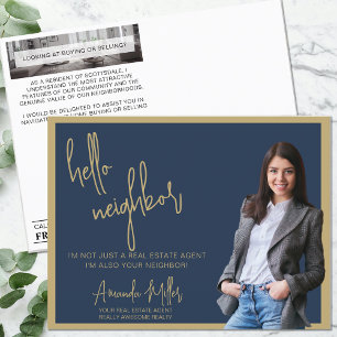 Realtor Mailer Real Anwesen Marketing Farm Hallo Postkarte