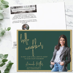 Realtor Mailer Real Anwesen Marketing Farm Hallo Postkarte