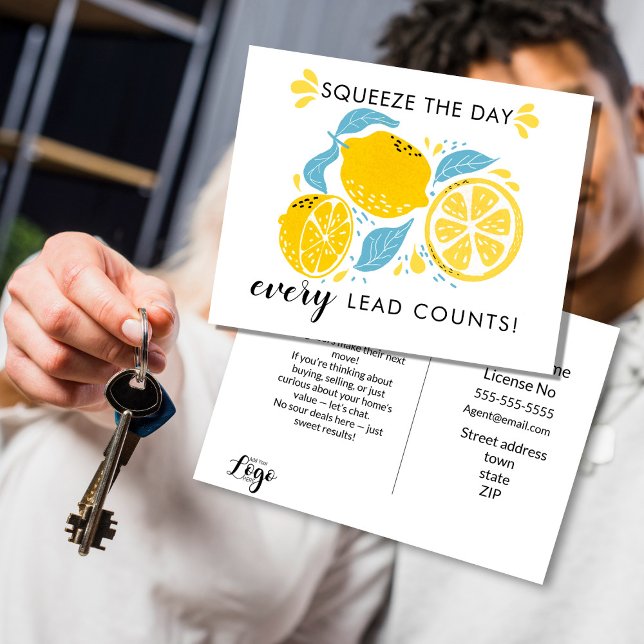 Realtor Marketing Postcard – Squeeze the Day,  Flyer (Von Creator hochgeladen)