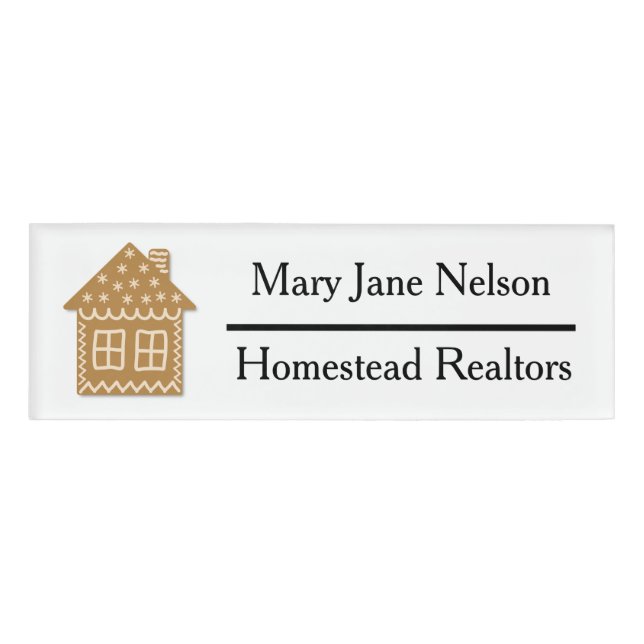 Realtor Name Tag Namenschild (Vorderseite)