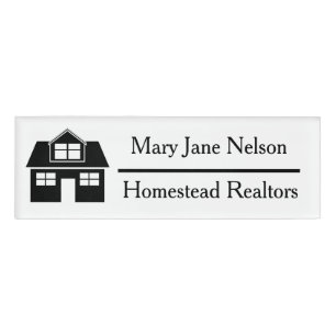 Realtor Name Tag Namenschild