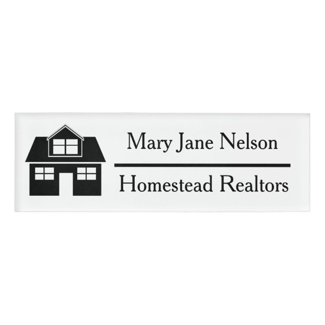 Realtor Name Tag Namenschild (Vorderseite)