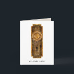 Realtor New Zuhause Herzlichen Glückwunsch Housewä Karte<br><div class="desc">Diese bezaubernde Hauswärmkarte weist eine originale Aquarellfarbe einer Türschild auf. Passen Sie alle Formulierungen an,  um Ihren Anlass zu Anzug,  und fügen Sie Ihr Logo oder Bild in die Innenseite.</div>