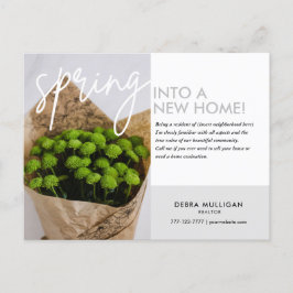 Realtor Postcard - Real Anwesen Spring Marketing Postkarte