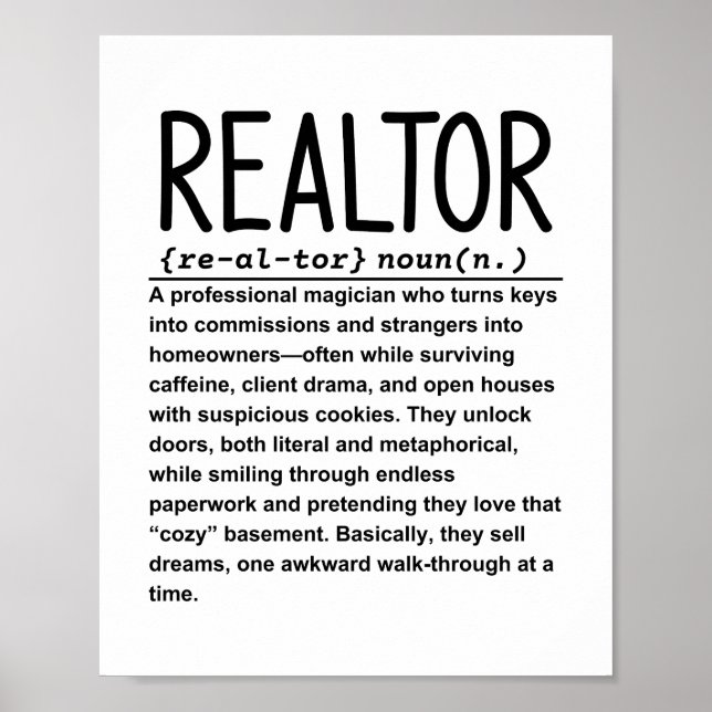 Realtor Poster (Vorne)