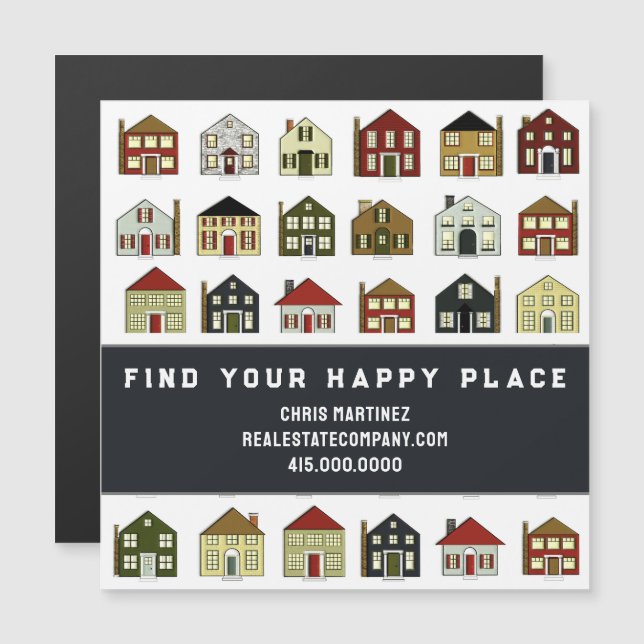 Realtor Promo Marketing Magnetkarte (Vorne/Hinten)