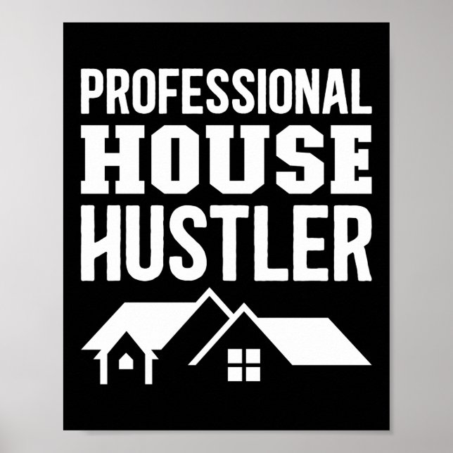 Realtor Real Anwesen Agent Beruflich House Poster (Vorne)