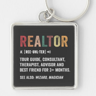 Realtor Real Anwesen Funny Quote Premium Schlüssel Schlüsselanhänger