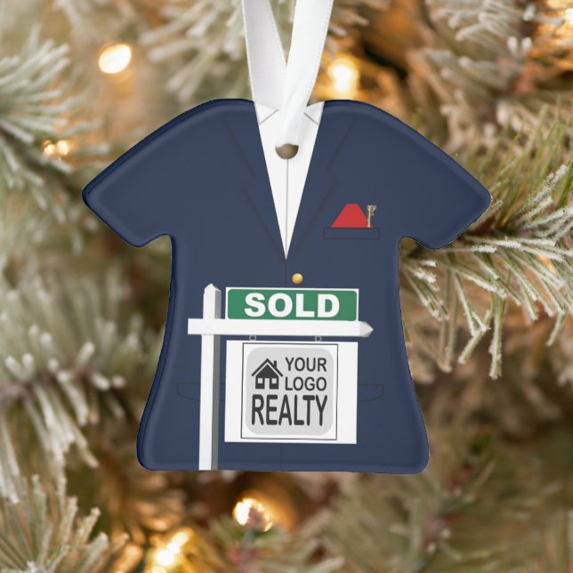 Realtor Sold Sign Ornament (Baum)