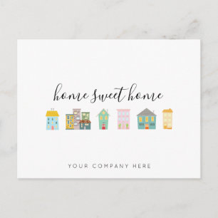 Realtor Zuhause Sweet Zuhause Promotional  Postkarte