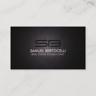 Realty Realtor Real Anwesen Consultant Monogram Visitenkarte