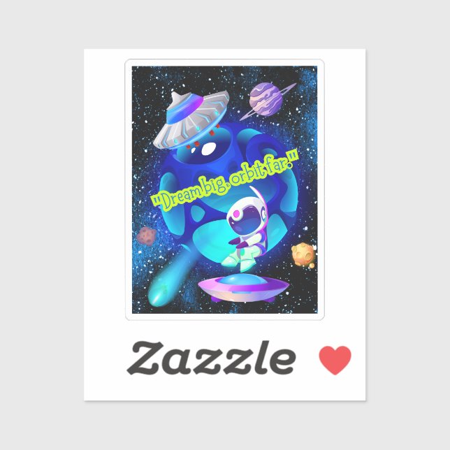 REAMING ORBIT WEIT AUFKLEBER (Blatt)