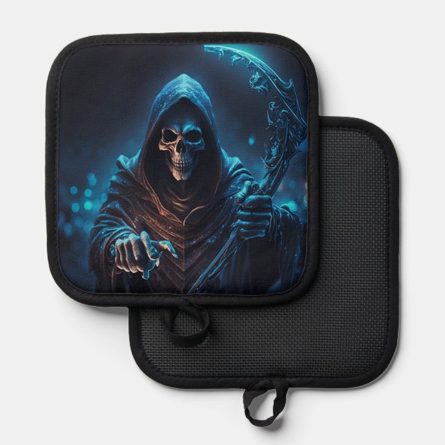 Reaper-Topflappen  Topflappen (Vorderseite/Rückseite)