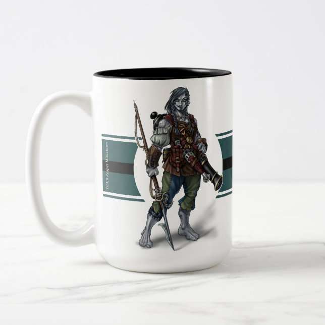 ReaperCon 2019 - Fluss-Witwen-Tasse Zweifarbige Tasse (Links)