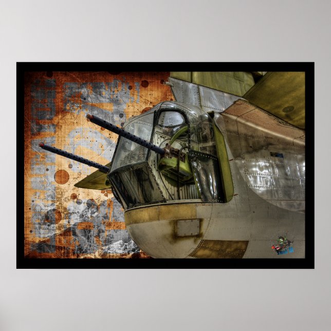 Rear Gunner Turret - Liberator B24 Poster (Vorne)