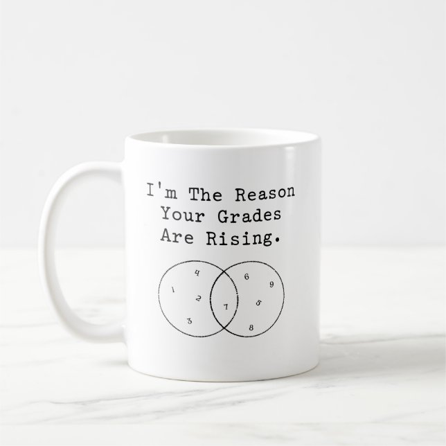 Reason Your Grades Are Rising Math Teacher Kaffeetasse (Links)