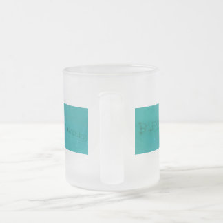 Reb Zalmans Segen auf einem Wasser-Behälter Mattglastasse