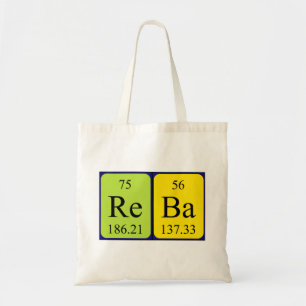Reba Periodischer Tabellenname Totbeutel Tragetasche