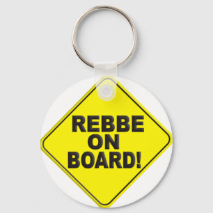 Rebbe an Bord Schlüsselanhänger