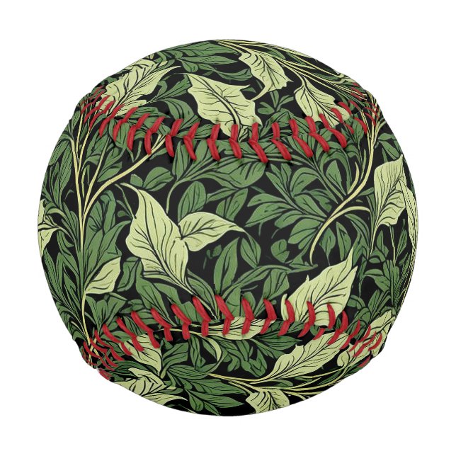 Rebcluster in Grünschattierungen Baseball (Vorderseite)