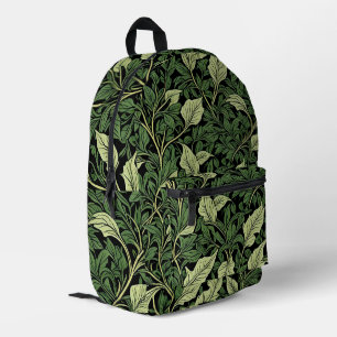 Rebcluster in Grünschattierungen Bedruckter Rucksack