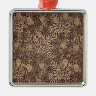 "Rebe" Tapetenentwurf, 1873 Silbernes Ornament