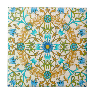 Rebe von William Morris, Vintage Textilkunst Fliese