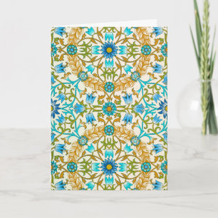 Rebe von William Morris, Vintage Textilkunst Karte