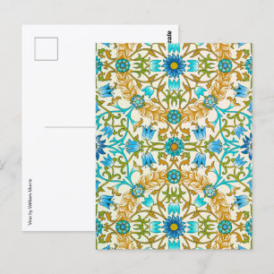 Rebe von William Morris, Vintage Textilkunst Postkarte