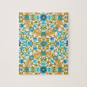 Rebe von William Morris, Vintage Textilkunst Puzzle