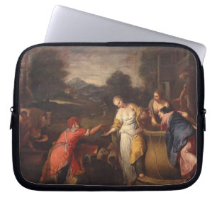 Rebecca am Brunnen Laptopschutzhülle