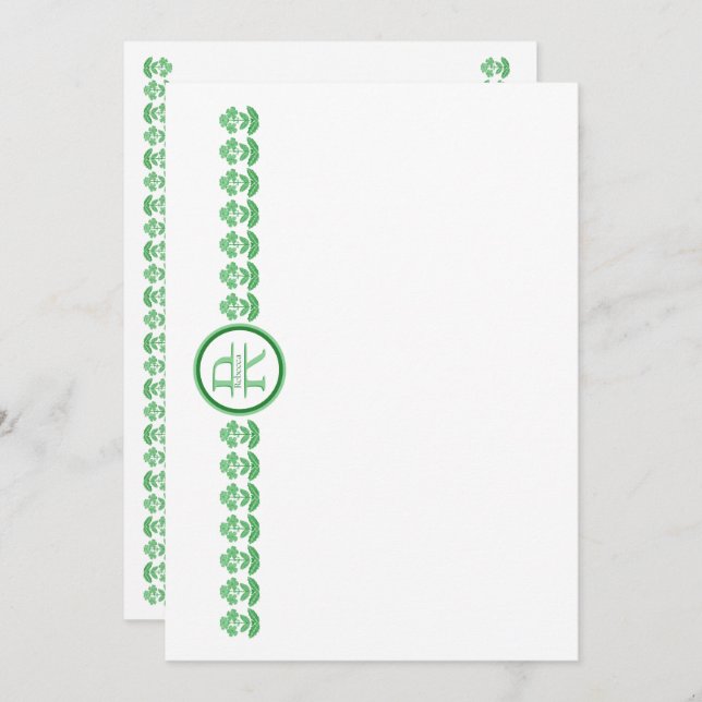 Rebecca-Karte Dankeskarte (Vorne/Hinten)