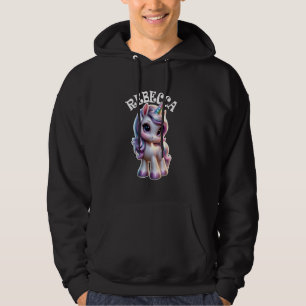 Rebecca Niedlich Unicorn Design für Mädchen Hoodie