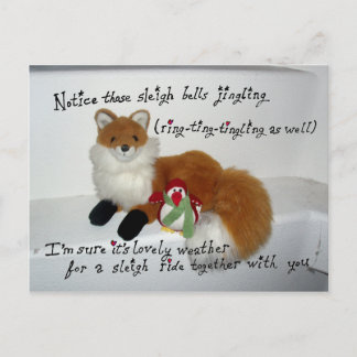 Rebecca und Amy in ... "Sleigh Bells" Postkarte