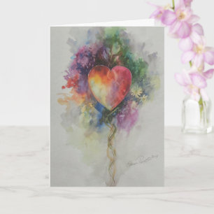 Rebecca's Heart Card für jeden Anlaß Karte