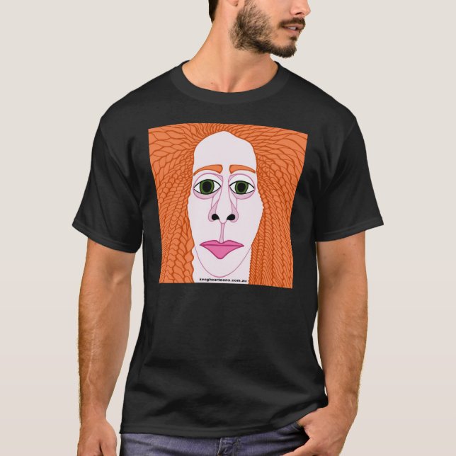 Rebekah Bäche durch Bruce Keogh - keoghcartoons T-Shirt (Vorderseite)