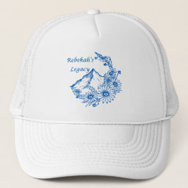 Rebekah's Legacy White Truckers Hat Truckerkappe