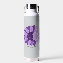 Rebekahs Vermächtnis Lavendel Sonnenblume Pfote Trinkflasche