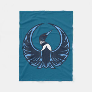 Rebel loon minnesota stark fleecedecke