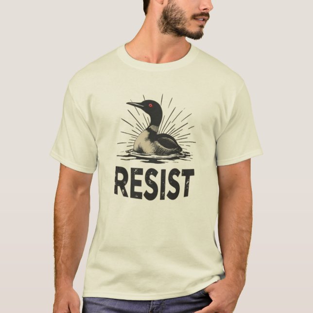 Rebel Loon – Widerstandsprotestkunst T-Shirt (Vorderseite)