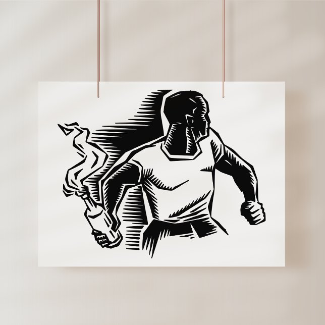 Rebel, Molotov Cocktail, Riots, Communist Style Poster (Von Creator hochgeladen)